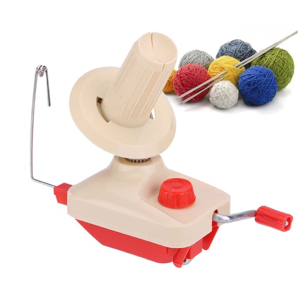 Handdriven stickrulle garnfiber ulltråd bollvinda hållare sytillbehör