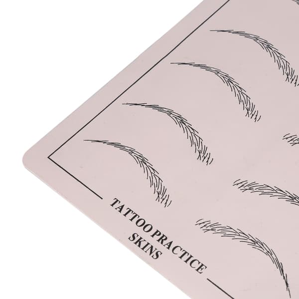 1 st tatueringsövning permanent makeup kosmetisk microblading ögonbrynsträning silikon falsk hud