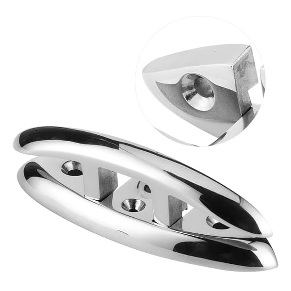 5 tommer foldbar opklappelig klampe 316 rustfrit stål dock dæk hardware marine båd tilbehør