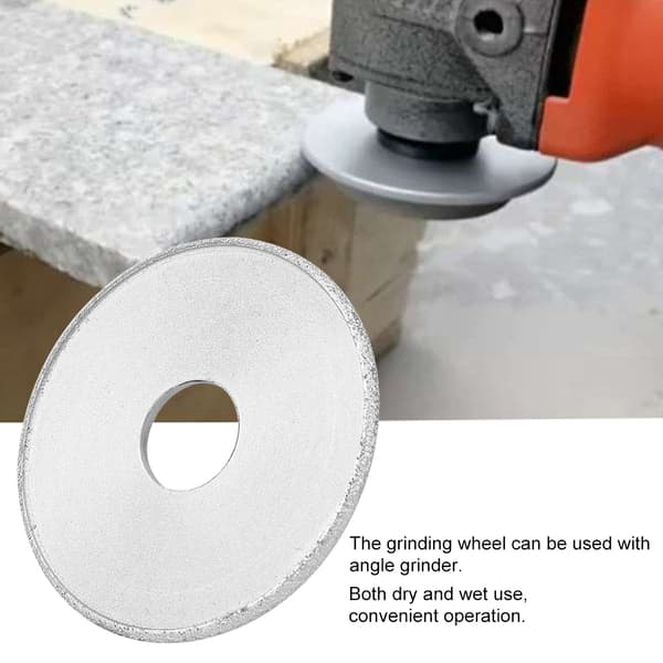 7,3 cm hårdlödd diamantslipskiva för sten, keramik, glas, 0,5 cm tjock