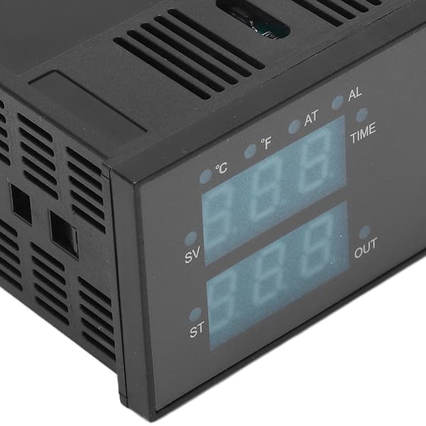 Termostatstyring 2-i-1 Digital Display Timer til Varmepresse 100-240V