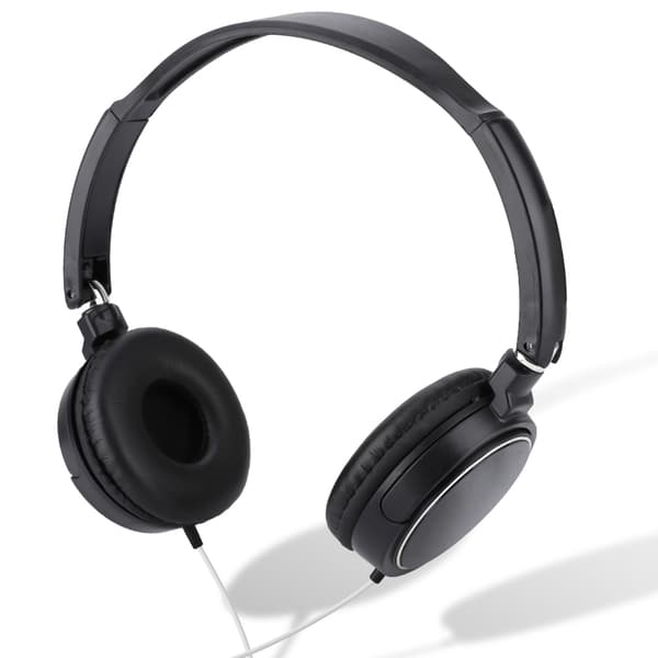 Hopfällbara On-Ear Trådbundna Hörlurar HiFi Stereo Bas Kompakta