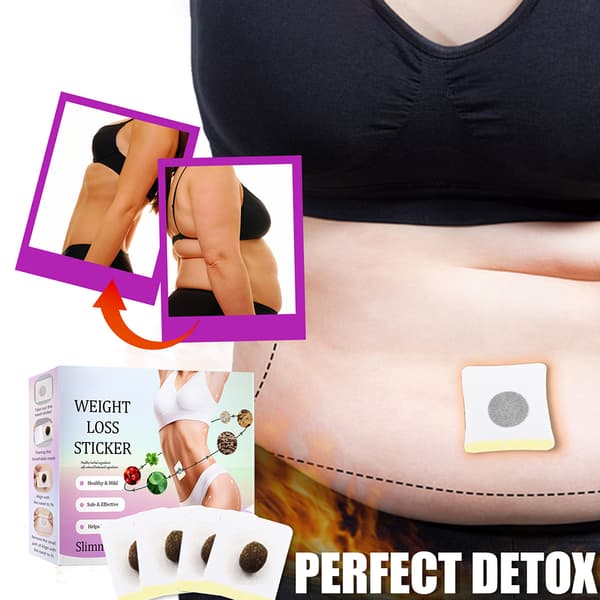 30 stycken bantande detoxplåster navelplåster för bantning navelplåster