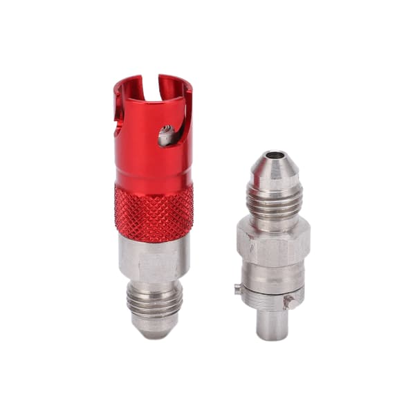 Motorcykel Bremseslange Væske Quick Release Fitting Adapter Rustfrit Stål Universal Rød