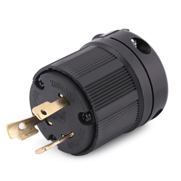 NEMA L6-30P 30A 250V 3-leder Twist Lock Strømstik Han-stik