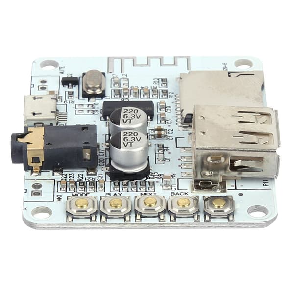 Trådløs Bluetooth 5.0 Stereo Forstærkermodul med USB/TF MP3 WMA WAV FLAC Dekoder