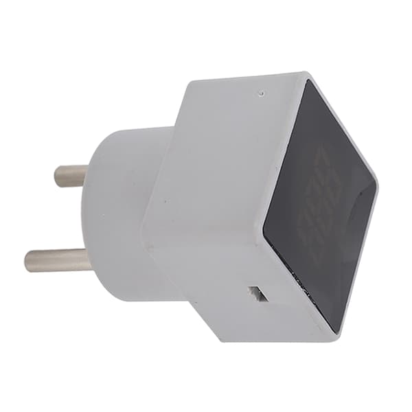 AC Spændingstester Digital LCD Voltmeter Rød Baggrundsbelyst EU Stik 50-380V Realtid