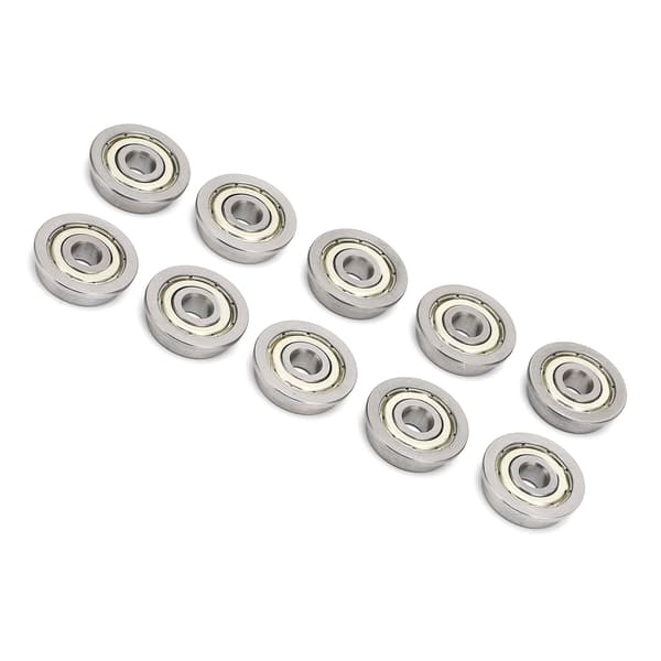 10 stk. mini metal dobbelt afskærmede flangelejer til 3D-printer mekaniske dele