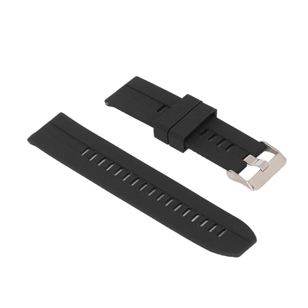 Universal 22 mm silikone quick-release urrem til Realme Watch 2, sort
