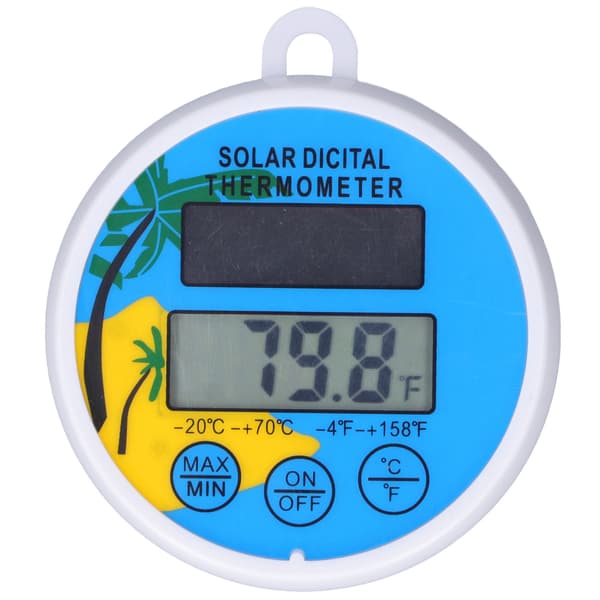 Digitalt pooltermometer med min/maks vandtemperaturvisning, flydende termometer til swimmingpool