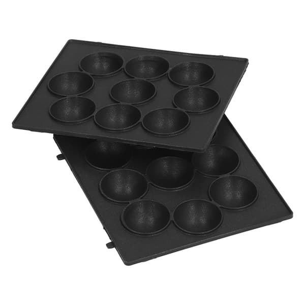 9-håls non-stick köttbullsform, säker köksbakplåt i rostfritt stål
