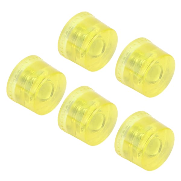 5 stk. gummihammerhoved M8x1 bløde gule udskiftningsspidser 40 mm slagtilbehørssæt