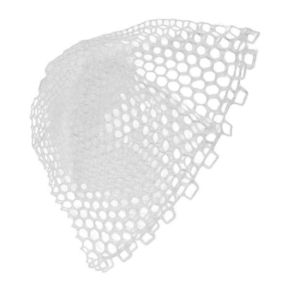 Sammenklappelig fluefiskenet fangstpose 47 cm dyb gummimasker til ørred laks