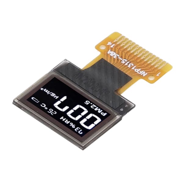 4 STK 0,49\" OLED Displaymodul I2C 64x32 14-benet Blå Skærm