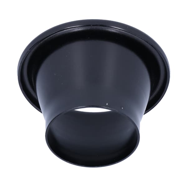 2,6 tommer koldluftsindsugning Turbo Horn Velocity Stack Adapter CNC aluminium bilmodifikationsdel sort