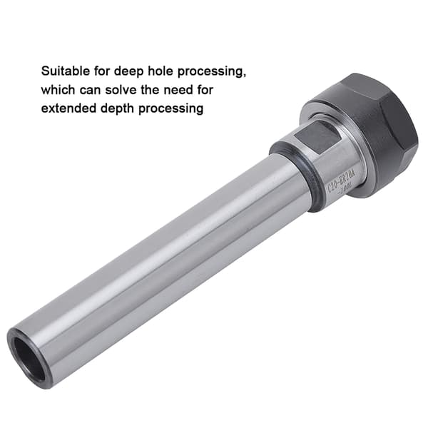 ER20A holkkipidin 100mm suora jatkovarsi, C20 jyrsinteräadapteri