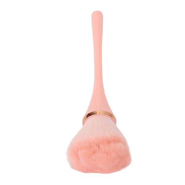 Makeupbørste Bløde, Rige Børster Slanke Hårtoppe Overdimensioneret Fluffy Stærk Puddergrebsevne Børste Pink
