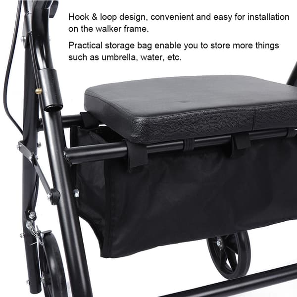4-hjulet rollator-kørestolsramme erstatningsopbevaringstaske