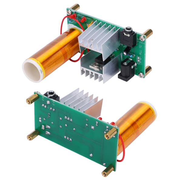 Tesla Coil Kit DIY Mini Plasma Højttalermodul 15W DC 15-24V 2A Elektroniksæt