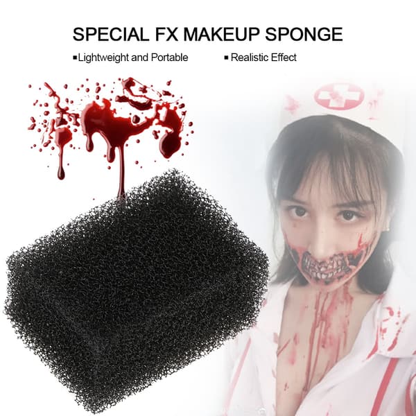 Halloween jul Special FX blod ar stubbeeffekter sår makeup stipple svamp 02