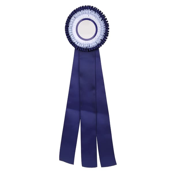 2:a plats Mini Rosettmärke Elegant Mästarmedalj Prispokal