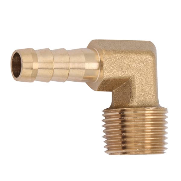 2 kpl messinkinen kulmaletkuliitin, G3/8 ulkokierre x 8mm, liitinsarja