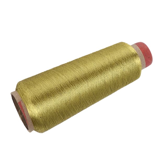 Sytråd Slitstark Hushållspolyestergarn för DIY Broderimaskinprojekt (Guld)
