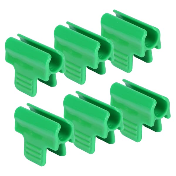 30-pack plastfilmklämmor växthus snäppklämmor trädgårdstillbehör