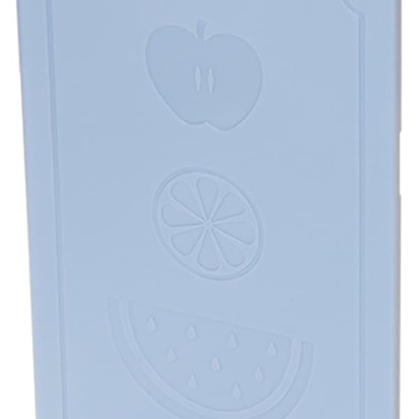 Vikbar plastskärbräda för utomhuspicknickcamping - Nordic Grey Blue 20x12,5cm