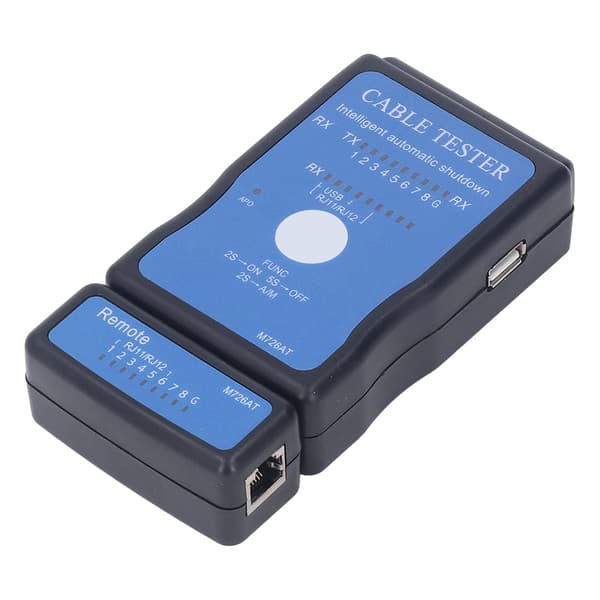 Ethernet-kabeltester, multifunktionel intelligent split-type håndholdt POE-netværkstester til RJ45