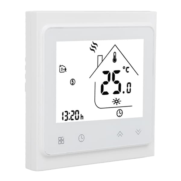 Programmerbar termostat Digital berøringsskærm Stor LCD-skærm Temperaturregulator