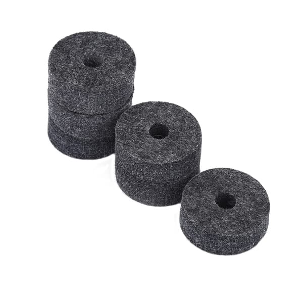 10 stk. grå filtskiver til jazztrommecymbals 40x10x15mm musikudstyrsdele