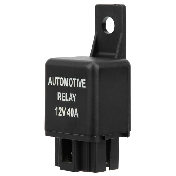 10 stk. 12V 40A bil AC kondensatorrelæ, 5-leder fatning, bilkøleventilator