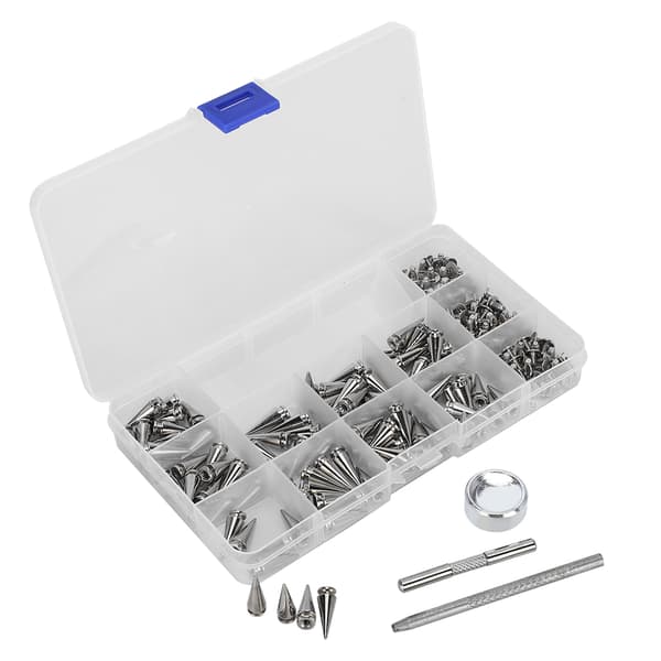 7 x 20 mm DIY Nitte Punk Nitter Skruer Zinklegering Læderhåndværk DIY Dele Tilbehør