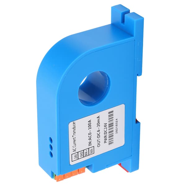 AC-strømtransmitter DC 4-20mA udgang, strømfordelingskontrolstrømsensor, AC 0-100A