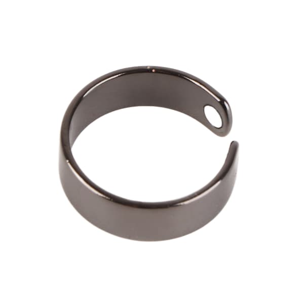 Åben magnetisk ring appetitkontrol træthedslindring sikker simpel magnet kobberring til mænd sort