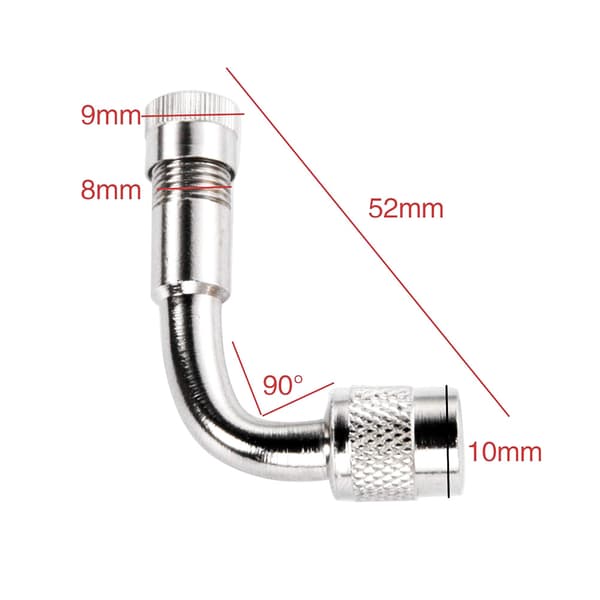 45/90/135 graders bil motorcykel cykel ventiladapter däckslang förlängningsadapter