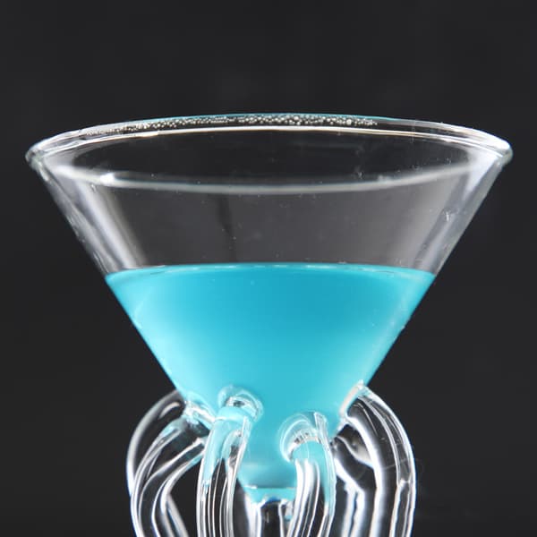 Bläckfisk Cocktailglas Transparent Manetkopp Bläckfiskformade Glasvaror