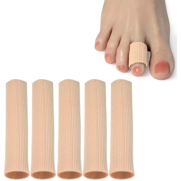 5-pack skärbara tårör av elastiskt tyg och silikonfodrade