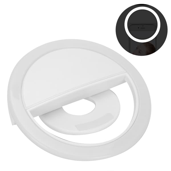 Mobiltelefon Fyldlys Dæmpbar LED Cirkellampe USB Genopladelig Live Streaming Lys