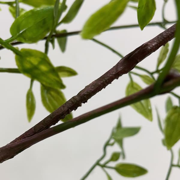 Konstgjord grön Nandina simulerad växtgren heminredning