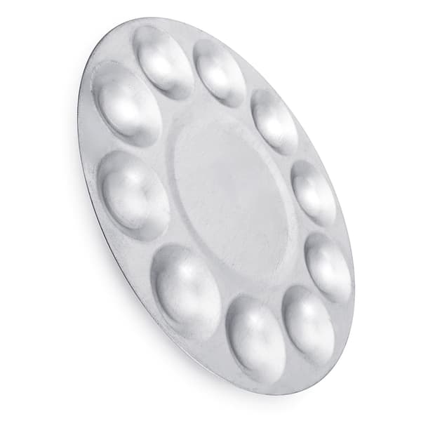 Aluminium 10 rum Akvarel Olie Maling Maleri Bakke Blandepalet