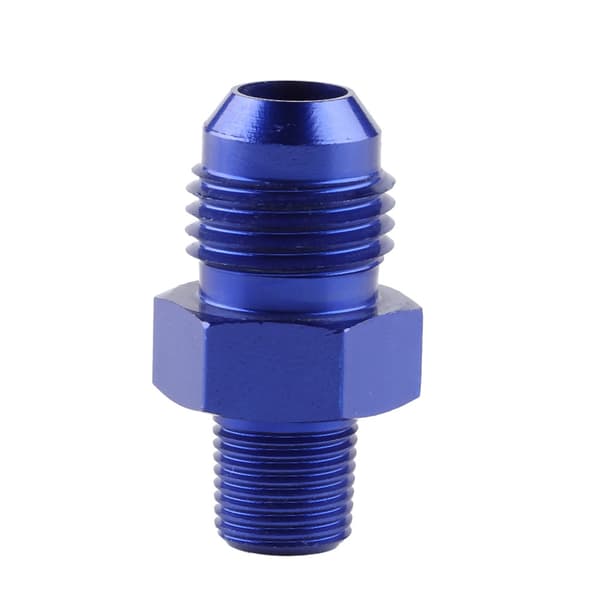 Aluminiumslegering Han Flare AN6 Til 1/8\" NPT Lige Brændselsolie Fitting Adapter