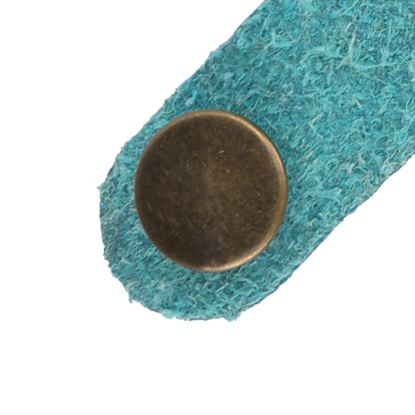 Mikrofiber Läder Gitarr Huvudrem Pin för Elektrisk Akustisk Bas Ukulele 195mm Grön 1st