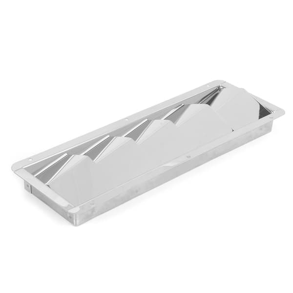 5 slidser båd lamelventil rektangel rustfrit stål holdbar ventilationsrist hardware montering