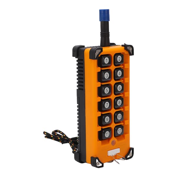 12CH 433MHz RF relæafbrydersæt m/ antenne, 12-knaps fjernbetjening, 12V koder