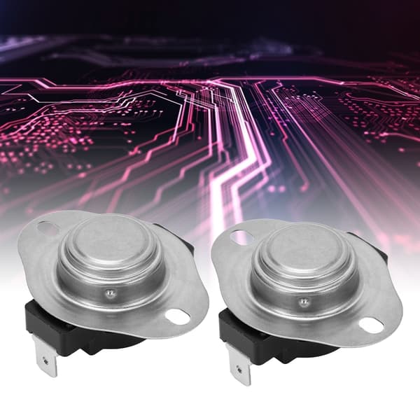 Termostat 2PCS Bimetall Snap Disc Switch 25A 110C 250V Plast Motor Vattenautomat