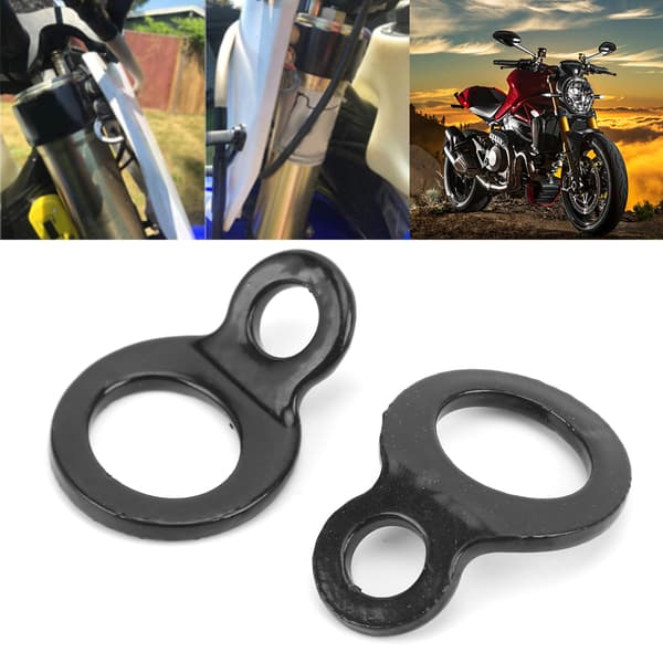 Par trailer surringsringe D-formet rustfrit stål til motorcykel, cykel, kajak, ATV