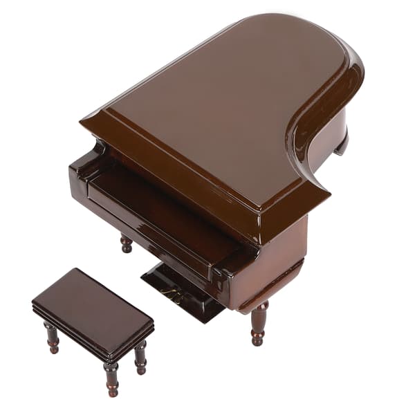 Miniatyrpianomodellprydnader Trämusikinstrument Sovrum Vardagsrum Möbler Dekoration