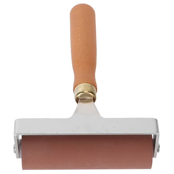 Brayer Blød Fleksibel Robust Holdbar Elastisk Gummirulle til Bogtryk Scrapbøger 10cm
